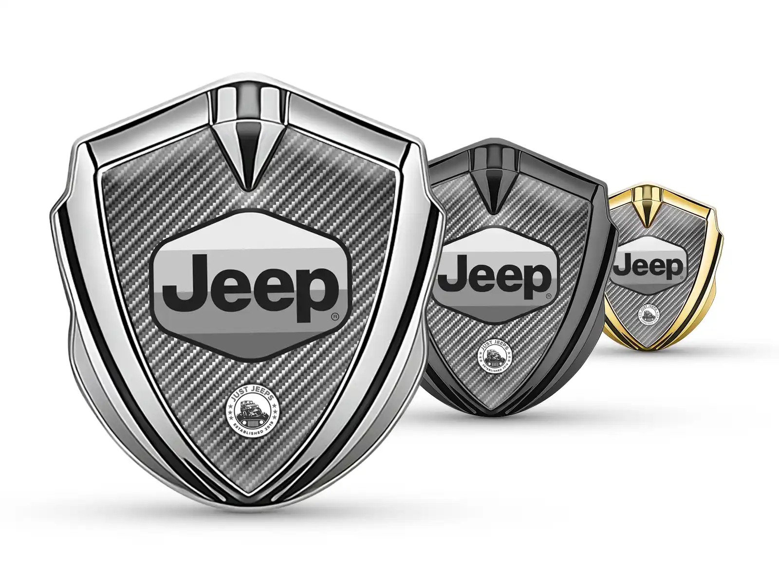Jeep Emblema Metal Insignia Mínimo Aspecto Universal Forma